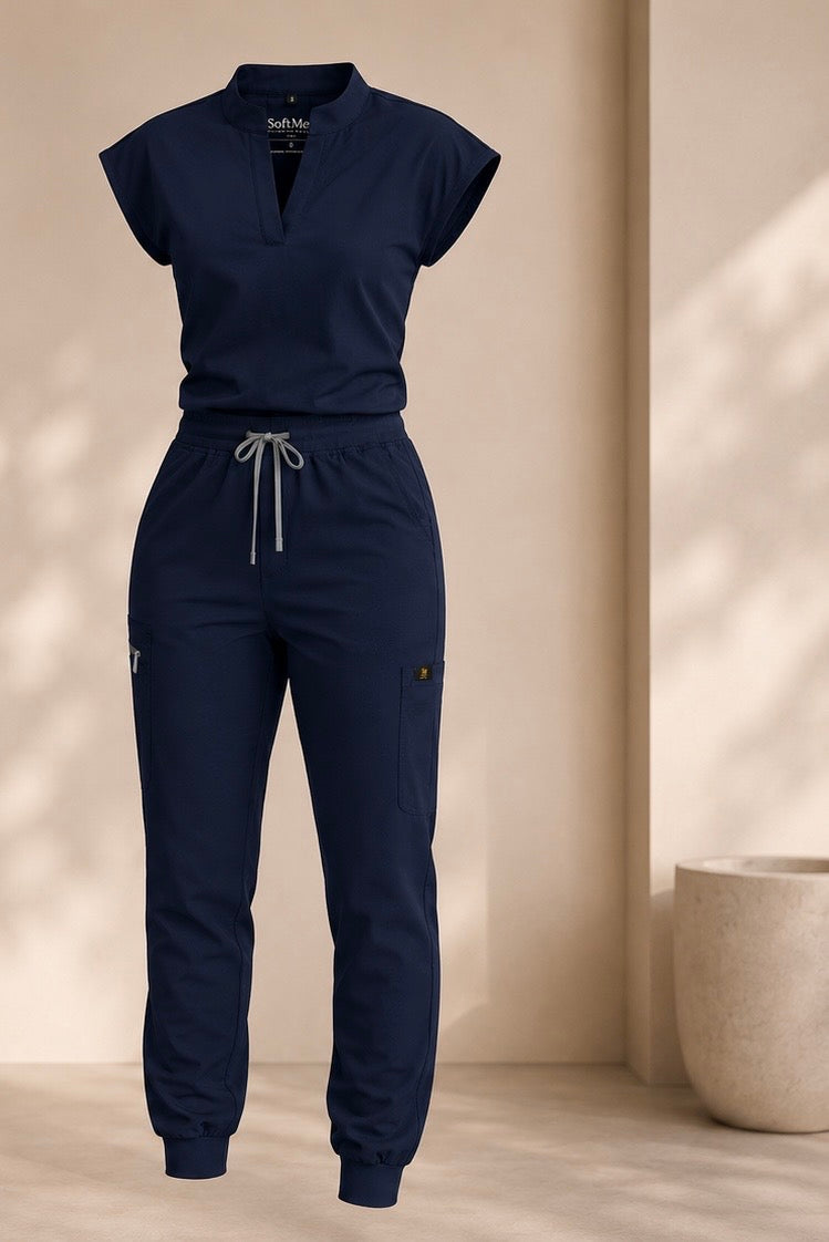 Women's Cap Sleeve Scrub Set