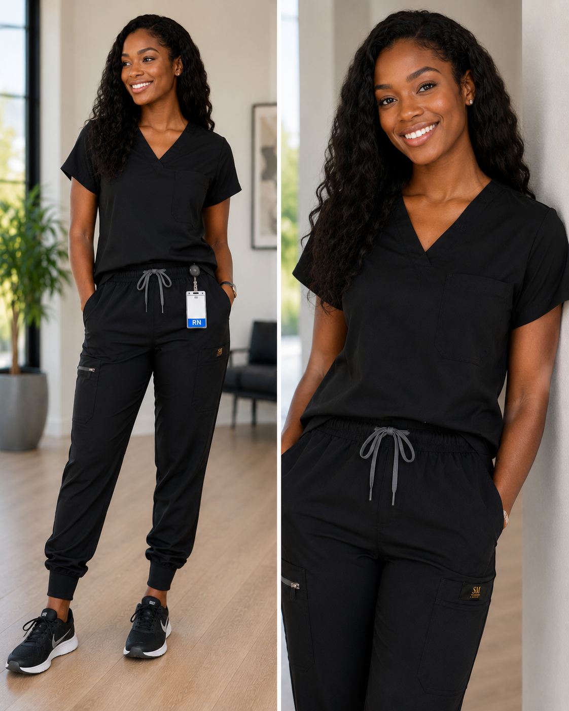 Women's Essential Scrub Set – Jogger Style