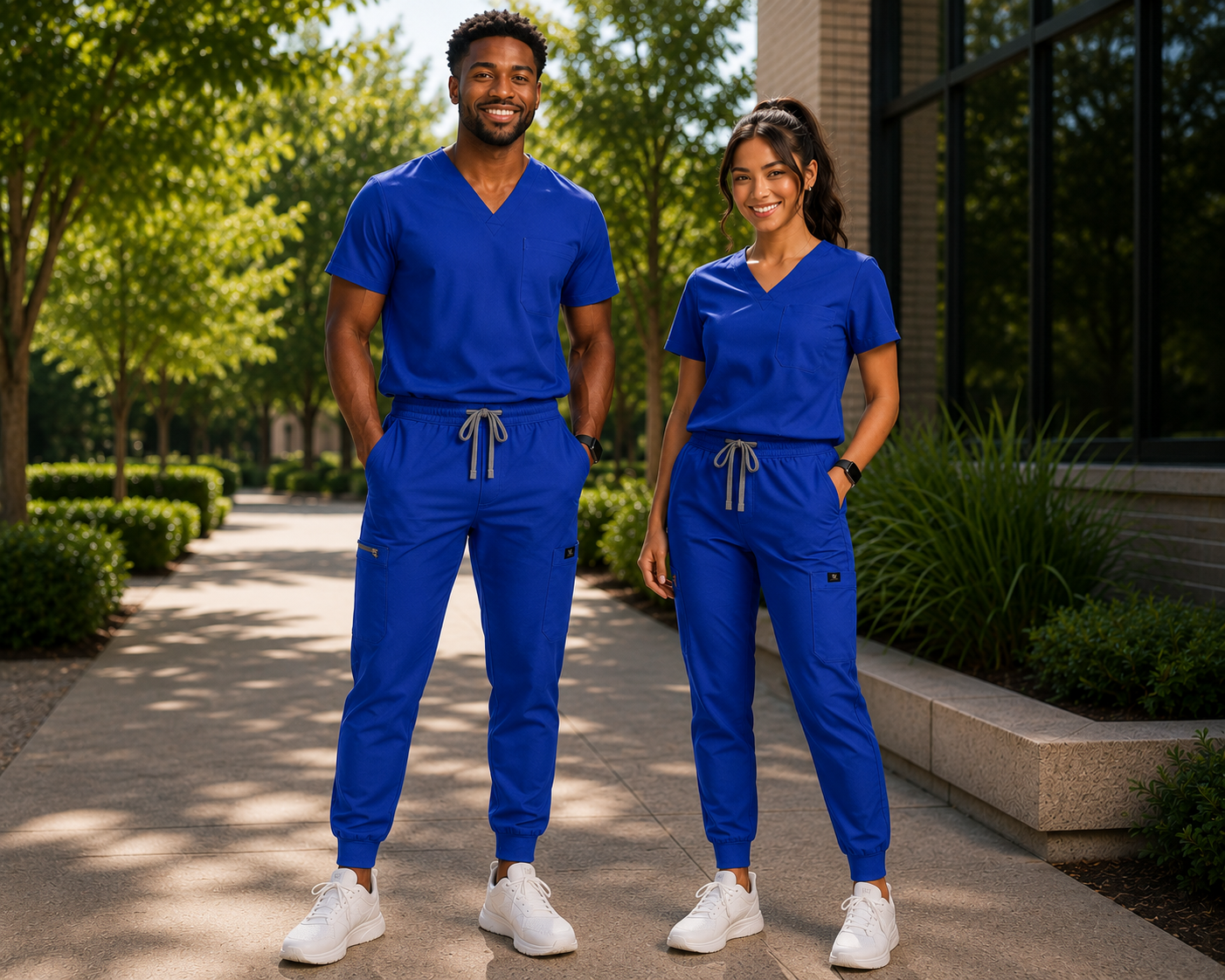 Unisex Essential Scrub Top