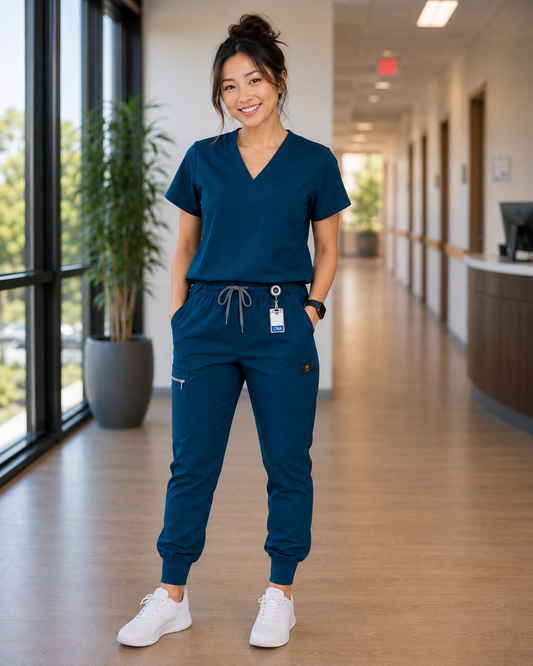 Women's Essential Scrub Set – Jogger Style