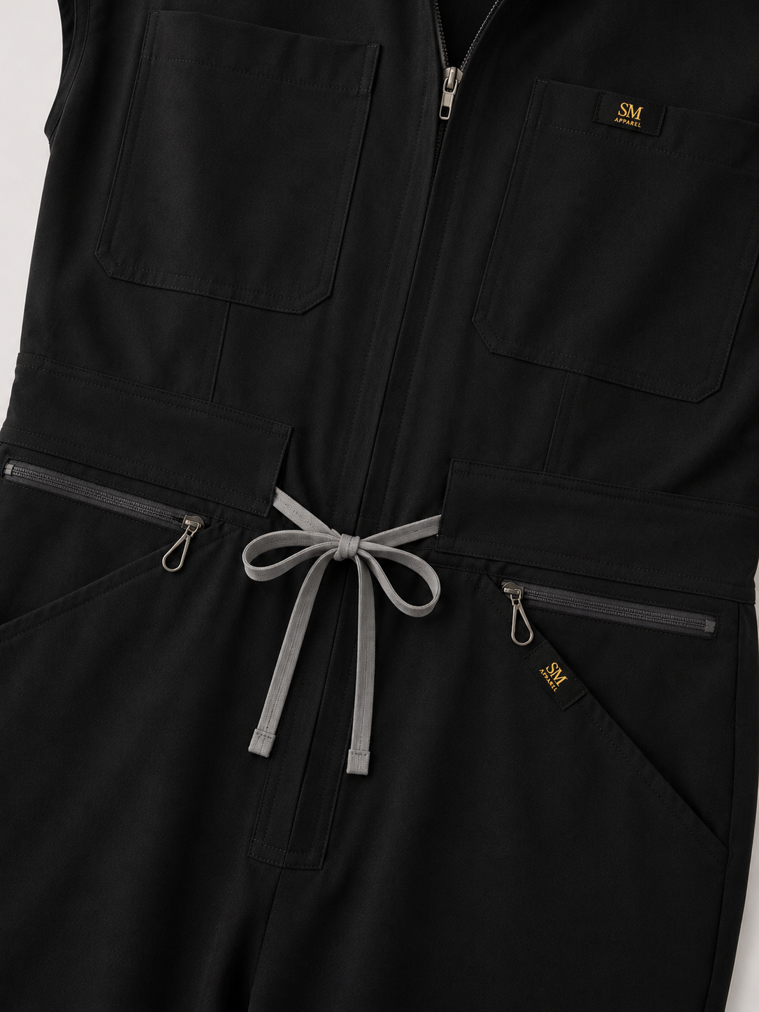 Women's Scrub Jumpsuit – Cap Sleeve Jogger One-Piece